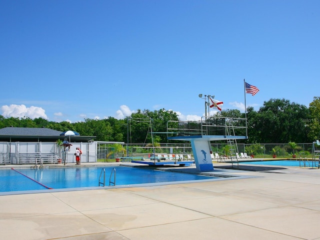 view of pool