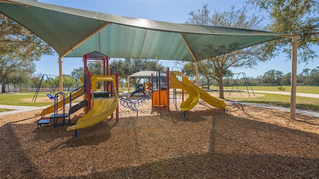 view of communal playground