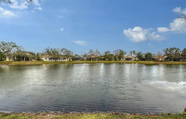 water view featuring a residential view