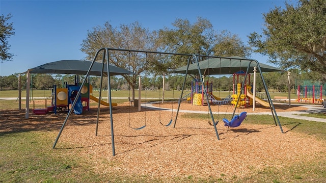 view of communal playground