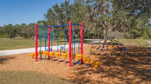 view of communal playground