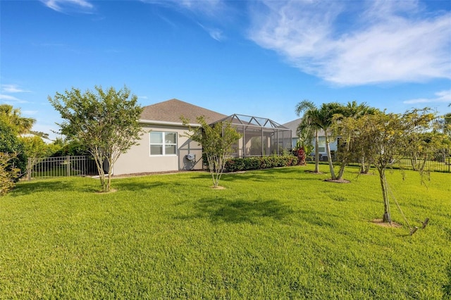 13789 Old Creek Ct, Parrish, FL 34219 - view of yard with glass enclosure