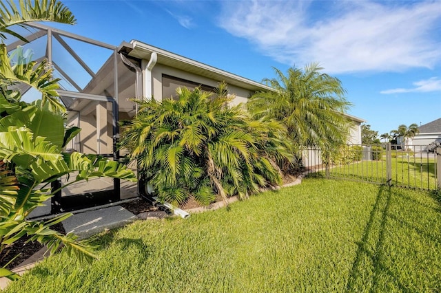 13789 Old Creek Ct, Parrish, FL 34219 - view of yard with a lanai