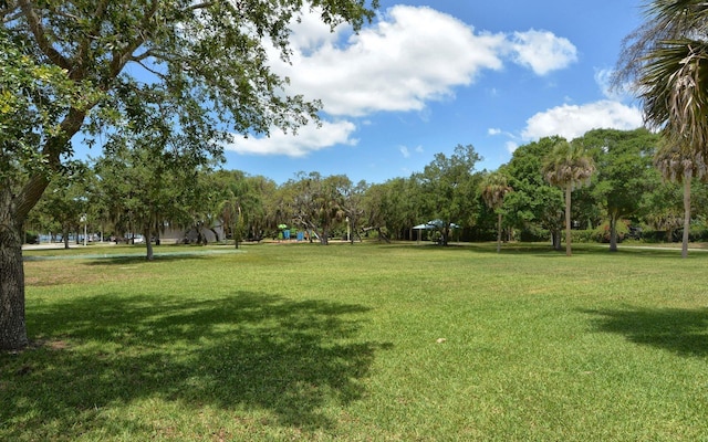 surrounding community featuring a yard