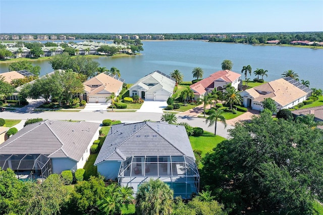 8334 Sailing Loop, Lakewood Ranch, FL 34202 - aerial perspective of suburban area featuring a nearby body of water