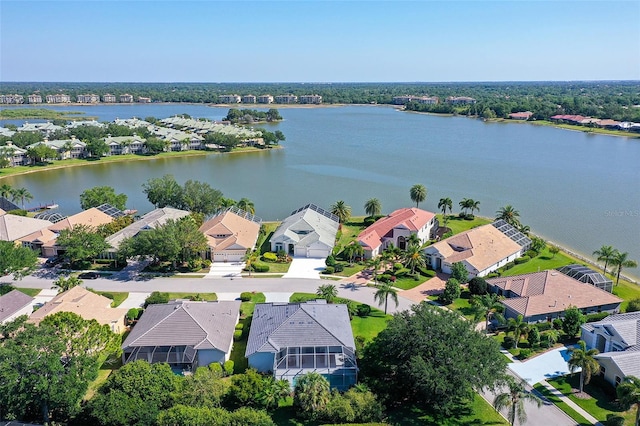 8334 Sailing Loop, Lakewood Ranch, FL 34202 - aerial perspective of suburban area with a nearby body of water