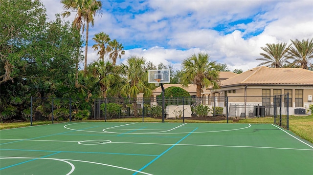 view of sport court