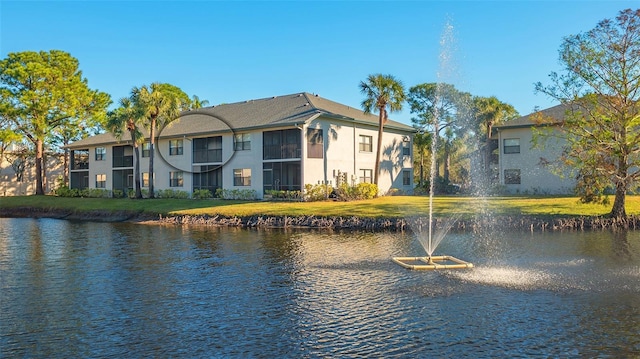 view of water feature