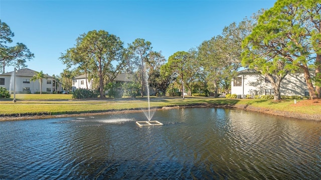 view of water feature