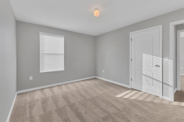 unfurnished bedroom featuring carpet