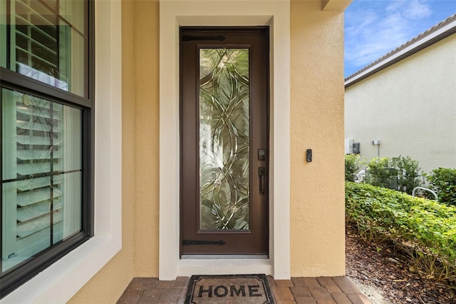 view of property entrance