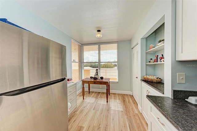 interior space featuring light hardwood / wood-style floors