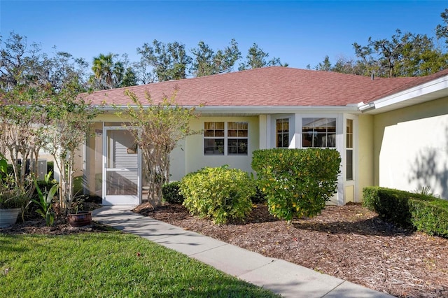 view of ranch-style home