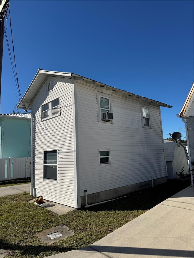 view of side of property