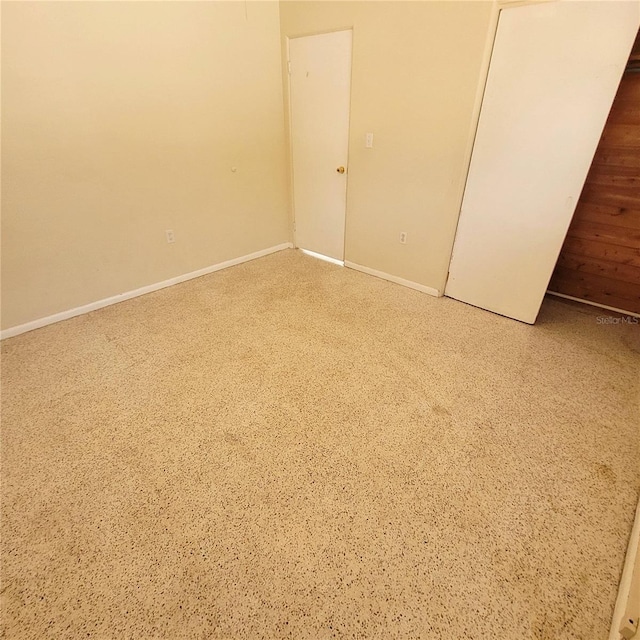 unfurnished bedroom featuring a closet