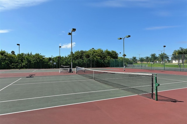 view of sport court featuring basketball court