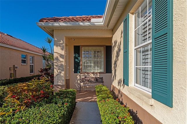 view of entrance to property