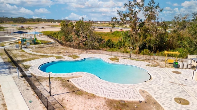 view of pool