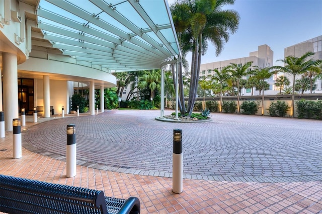 surrounding community featuring a pergola