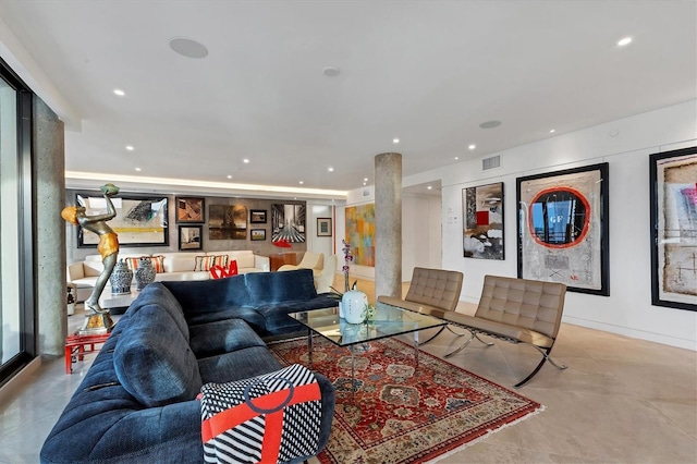 1255 N Gulfstream Ave Unit Ph1501, Sarasota, FL 34236 - living room with recessed lighting