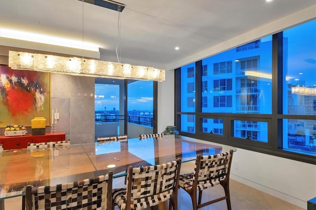 1255 N Gulfstream Ave Unit Ph1501, Sarasota, FL 34236 - dining space featuring recessed lighting