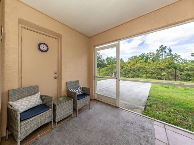 view of sitting room