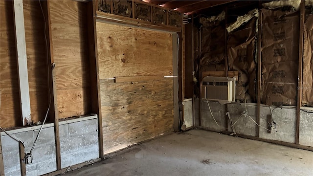 806 Arlington Rd, Palmetto, FL 34221 - misc room featuring concrete flooring and cooling unit