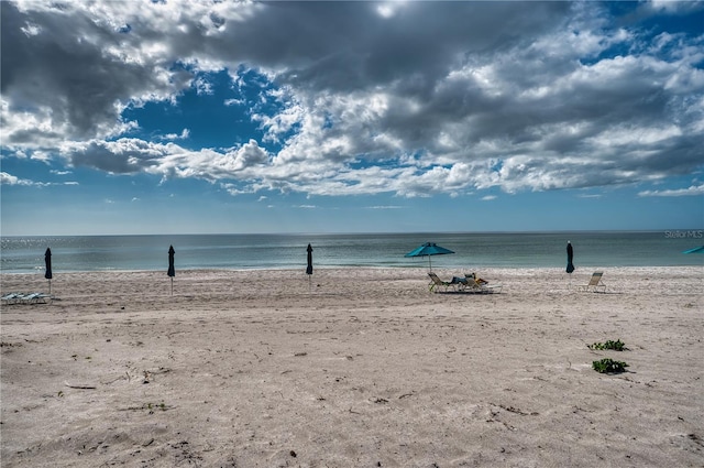 water view with a beach view