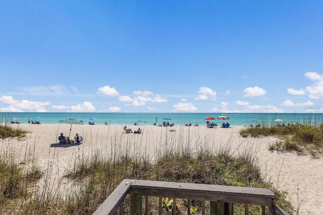 water view with a beach view