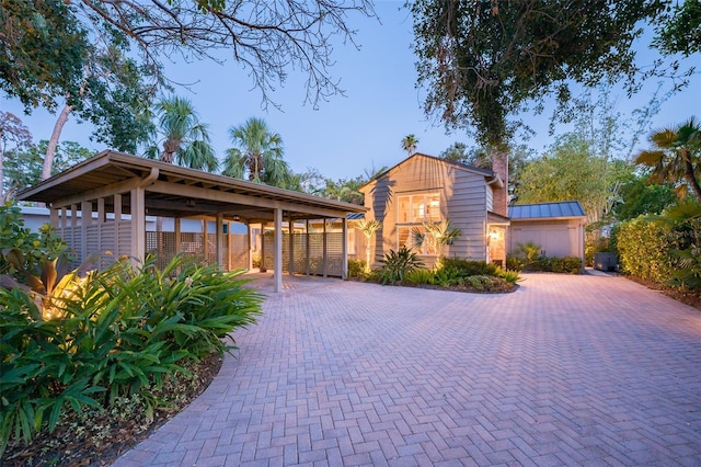 1656 Hillview St, Sarasota, FL 34239 - exterior space with a carport