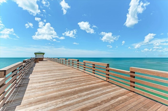 108 Corte Del Rosa, Venice, FL 34285 - dock area featuring a water view
