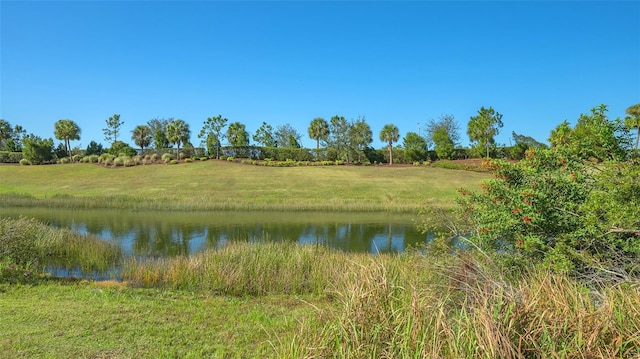 view of water feature