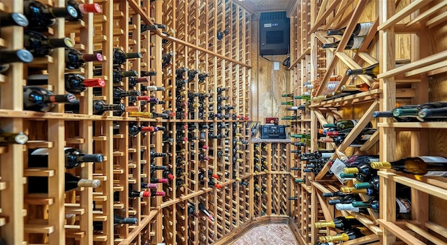 view of wine room