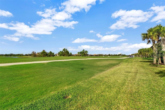 view of home's community featuring a lawn