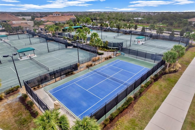 view of tennis court