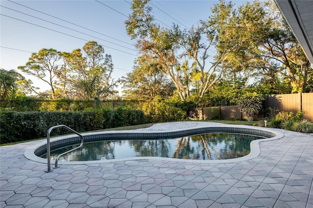 view of pool