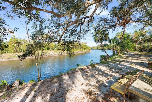 property view of water