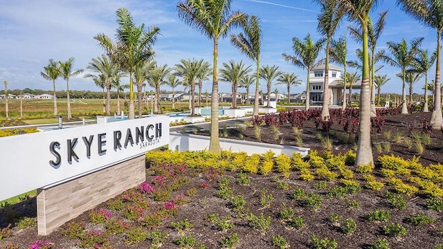 view of community / neighborhood sign