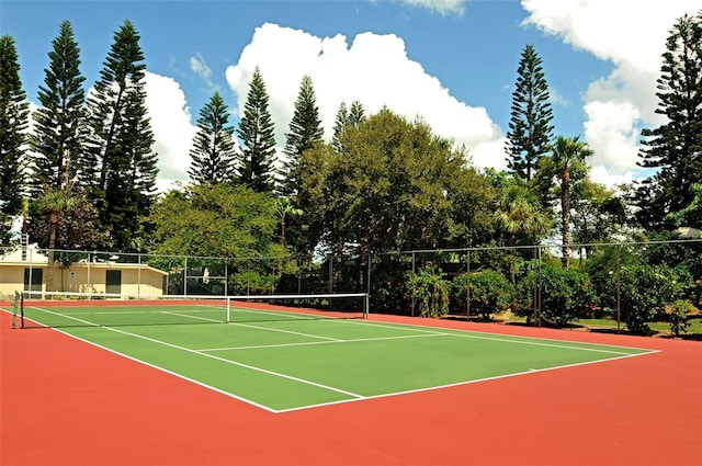 view of sport court with basketball court