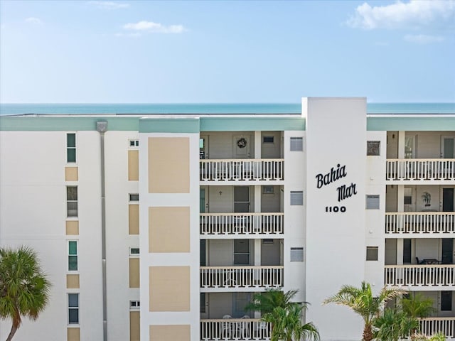 view of property featuring a water view