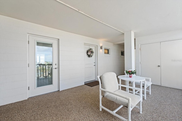 view of dining room