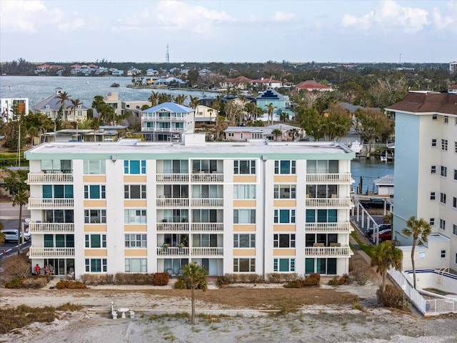 view of property featuring a water view