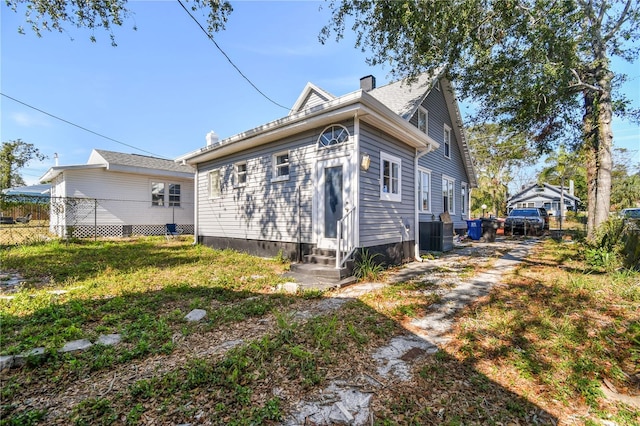 view of back of property