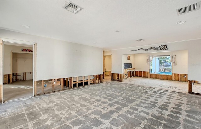 view of unfurnished living room