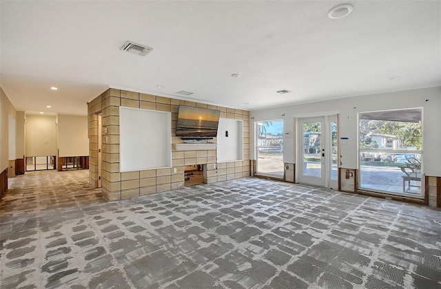 view of unfurnished living room