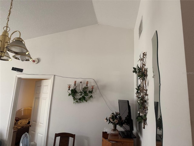 room details featuring a textured ceiling