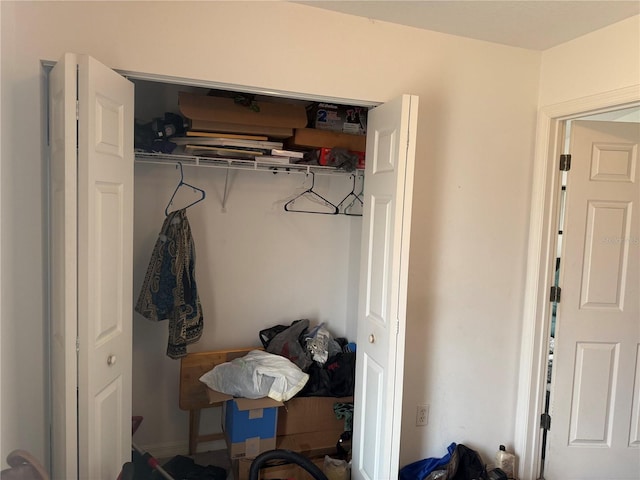 view of closet