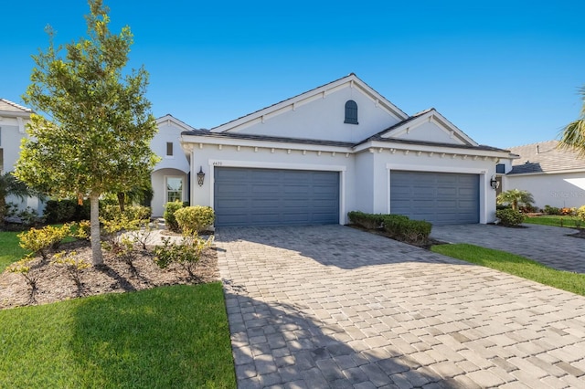 ranch-style house with a garage