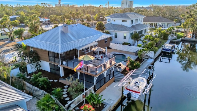 521 Cummings St, Sarasota, FL 34242 - aerial perspective of suburban area
