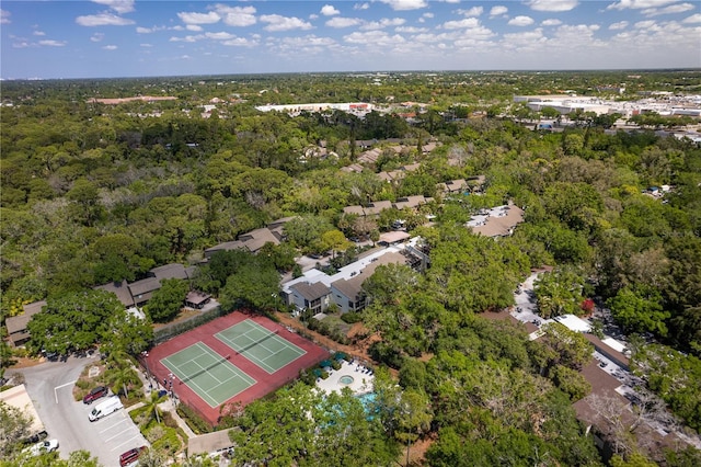 bird's eye view featuring a residential view